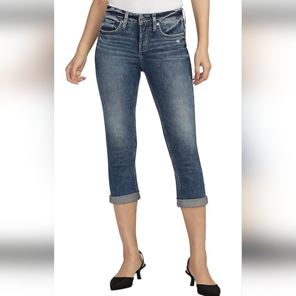 NWOT Silver Suki Capri Jeans - Picture 2 of 12